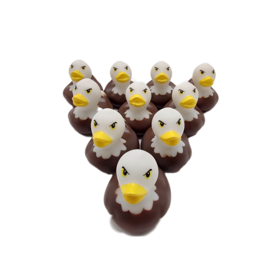 10 Patriotic Eagle Ducks - 2" Rubber Ducks – Jeepsy Soul Designs