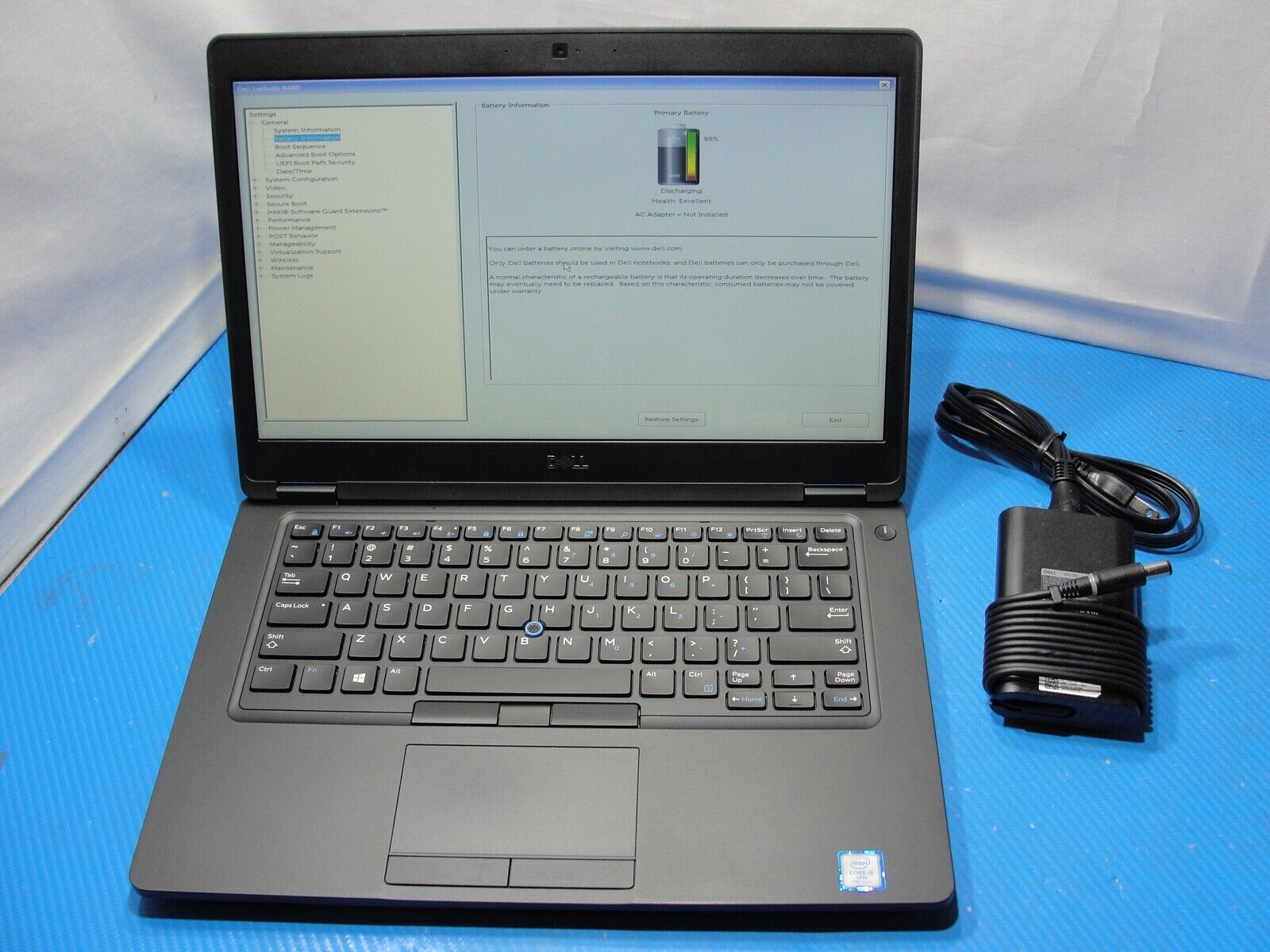 Powerful Battery Dell Latitude 5490 i5-7300H vPro 2.6 GHz 8GB Ram