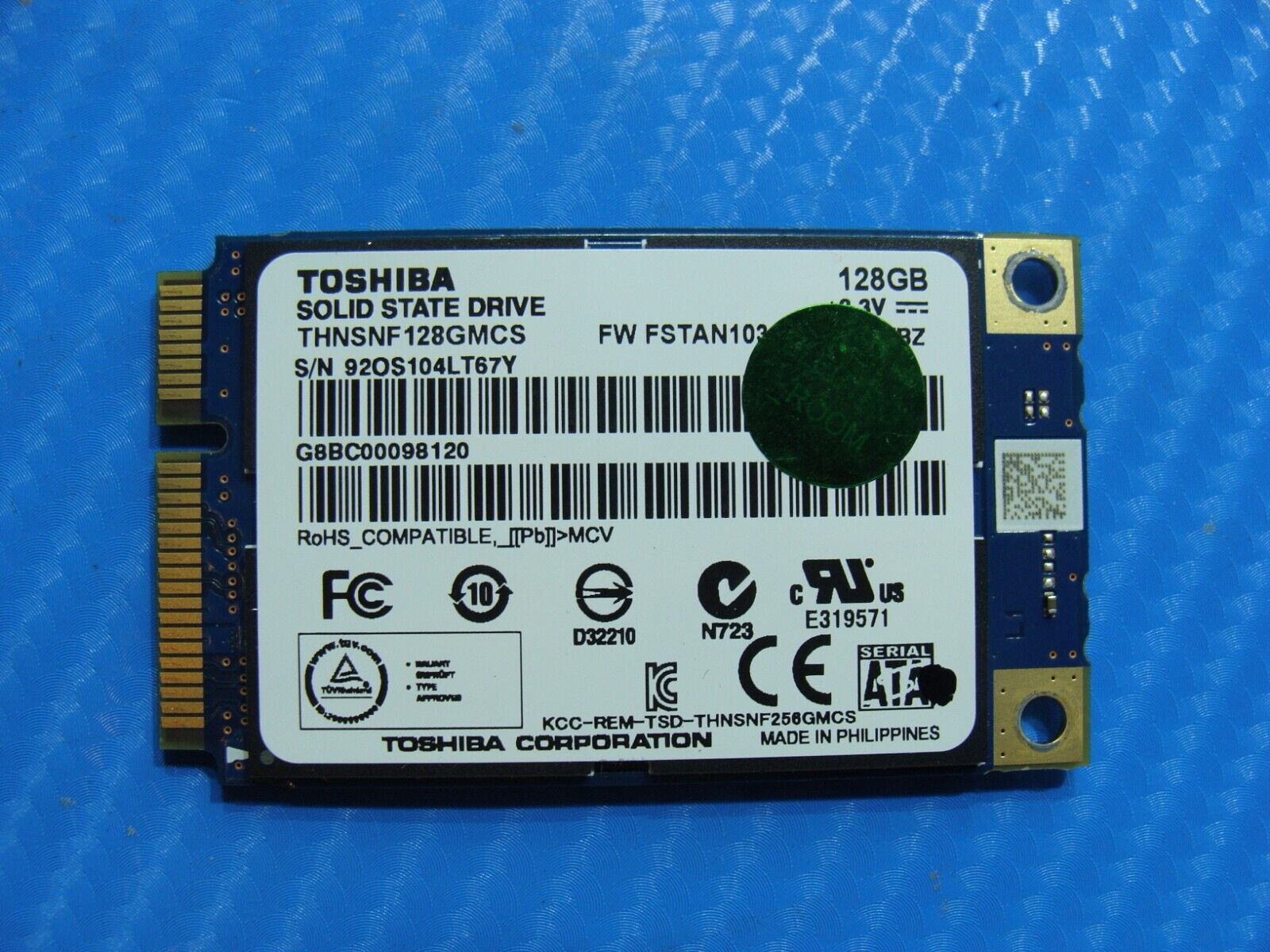 品多く mSATA SSD 128GB THNSNJ128GMCU 東芝 正常診断 ad-naturam.fr