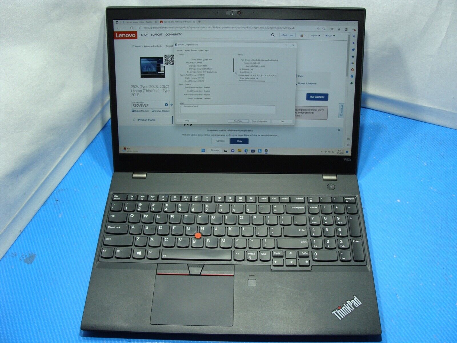 Lenovo ThinkPad P52S 15.6