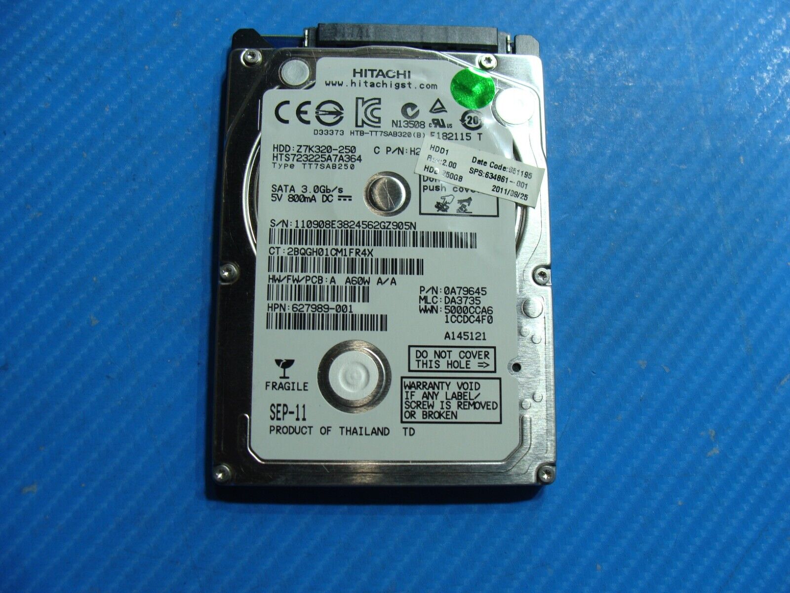 HP Inc. HDD 500GB 5400RPM SATA RAW並行輸入 - 外付けハードディスク