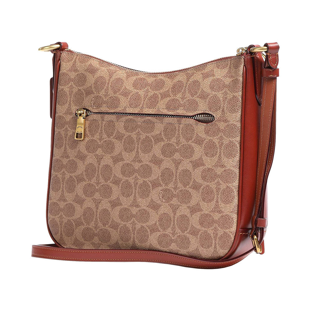 coach chaise crossbody in signature canvas