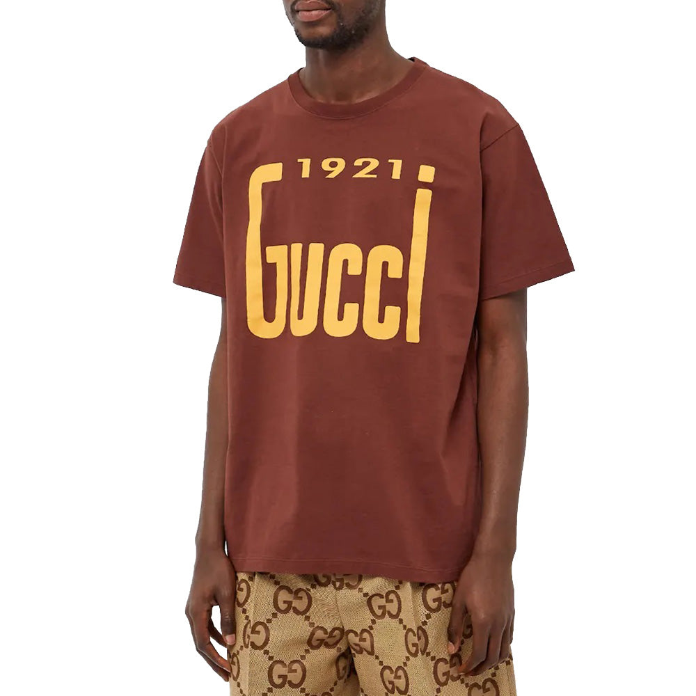 gucci shirt brown