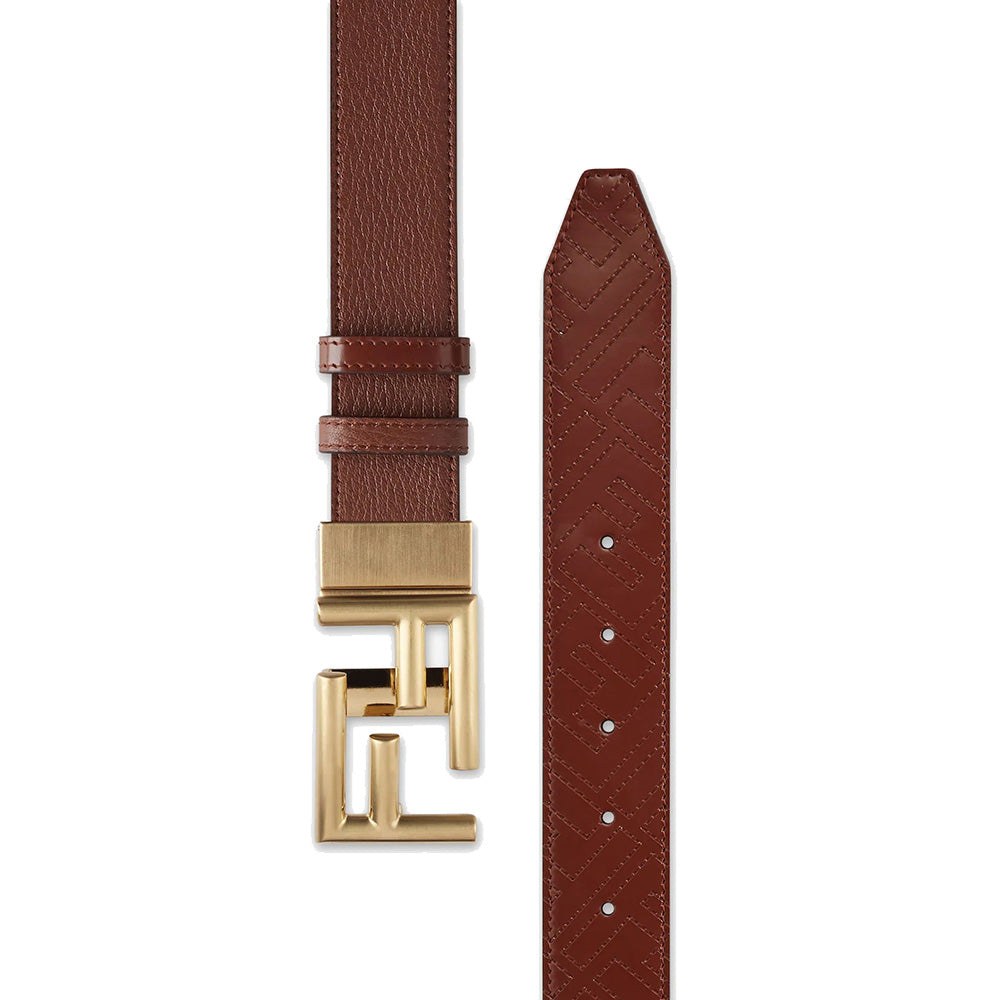 fendi embossed belt