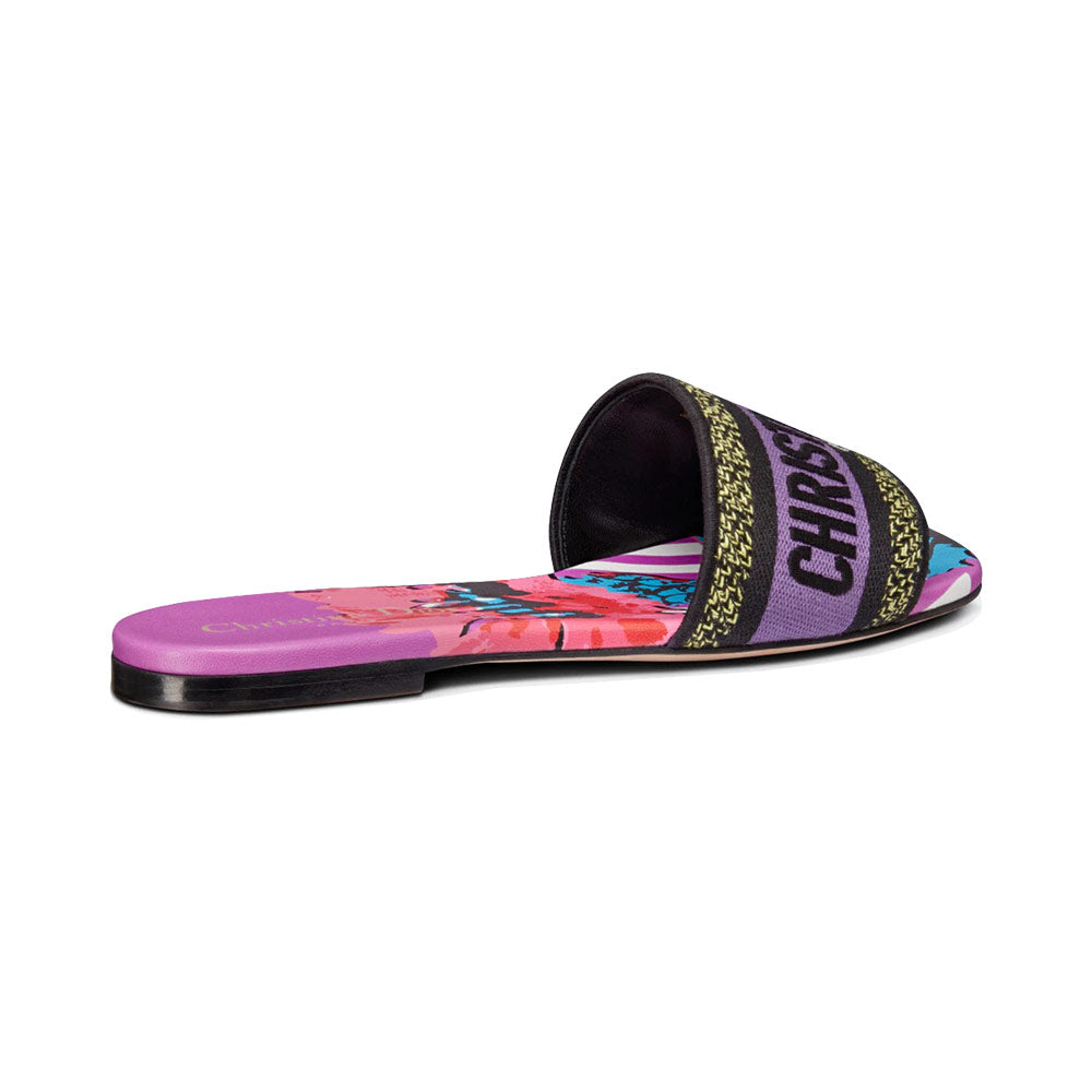 dway slide multicolor embroidered cotton