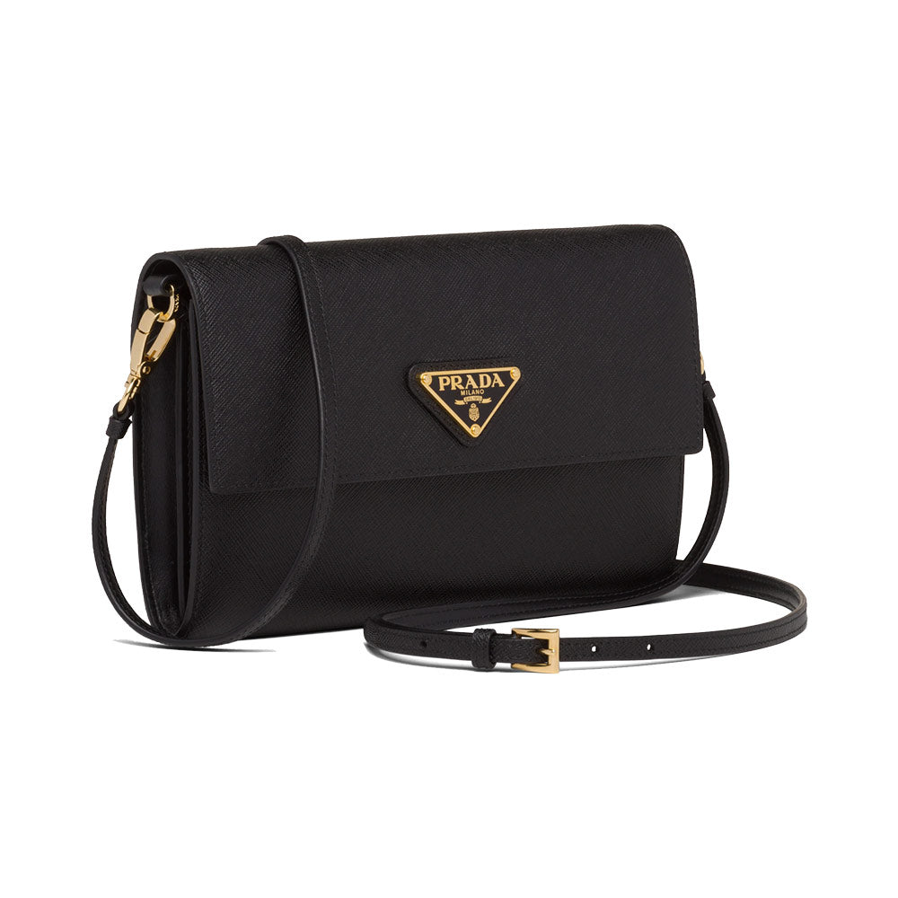 prada black bag strap