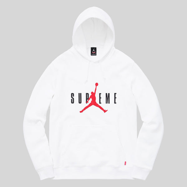 Supreme x Nike Jordan Hoodie White (799705-100) | KIX-FILES