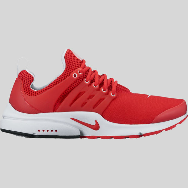 nike presto essential university red on feet