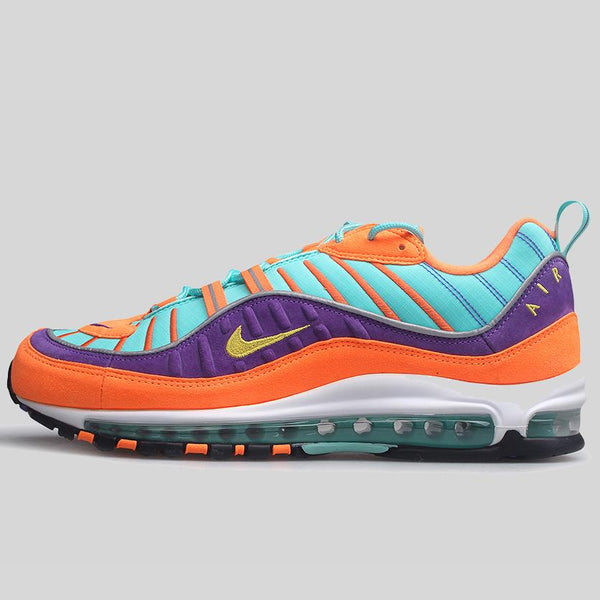 nike air max 98 qs cone tour yellow hyper grape