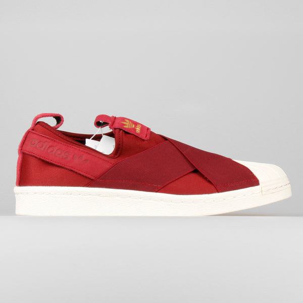 adidas superstar slip on w burgundy burgundy legink