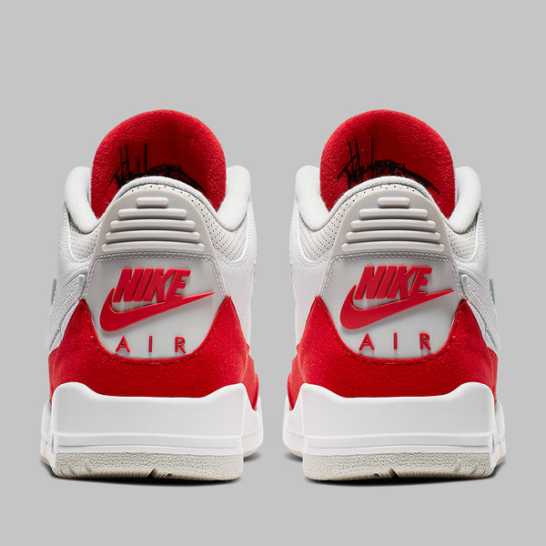 jordan 3 white university red neutral grey