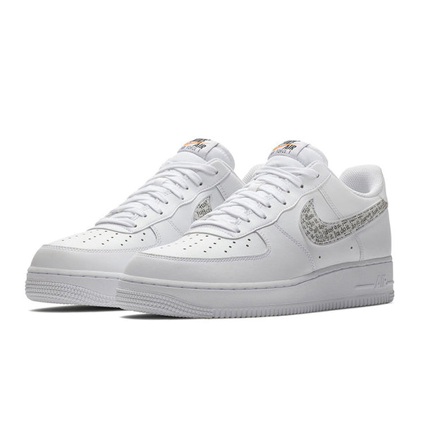 nike air force 1 07 lv8 just do it white