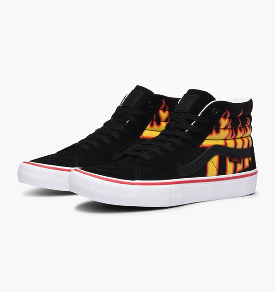 thrasher high top vans