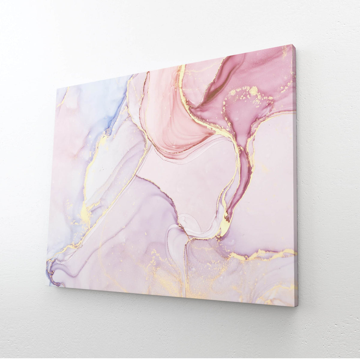 Pink And Gold Marble Wall Art Musaartgallery™ 7633