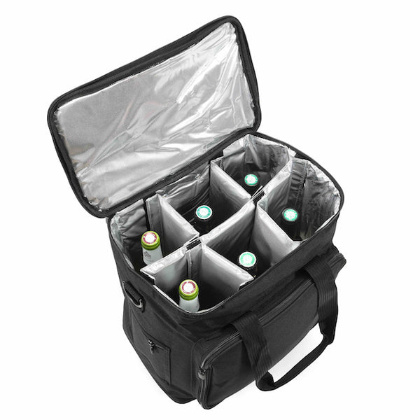 insulated wine bottle cooler bag