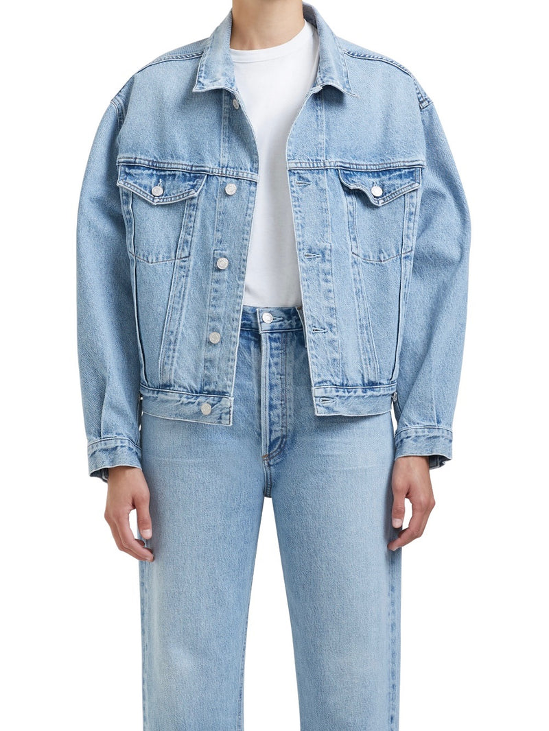 Charli Oversized Denim Jacket in Veer