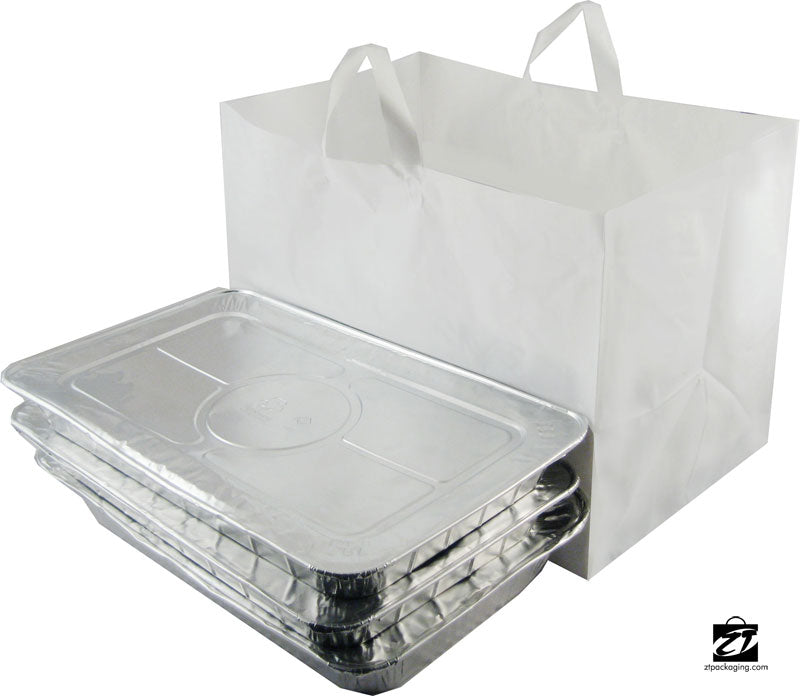 Full Tray Catering Bag. Perfect for curbside pickup and takeout / take out, carry drop offs, family dinners, cake boxes, bakeries, events like weddings, birthday parties and corporate parties! – ZT Packaging