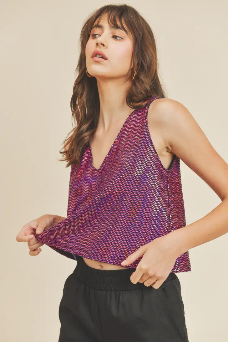 Shining Star Sequin Top