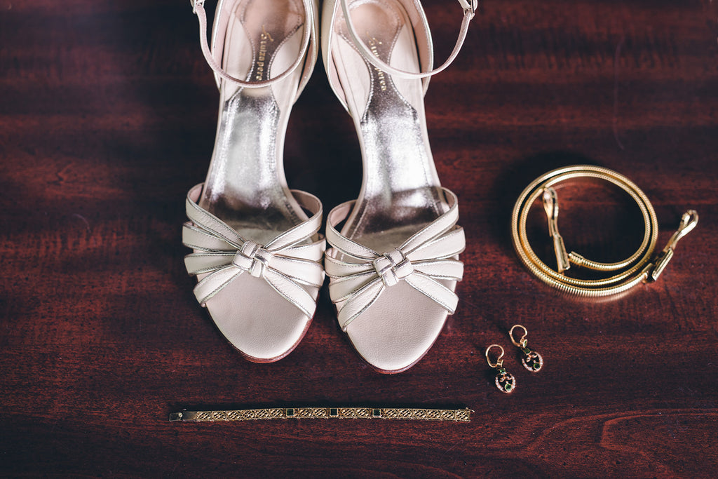 Rachel and Matthew - June Wedding at Awbury Arboretum | Wedding Shoes | Tallulah Ketubahs