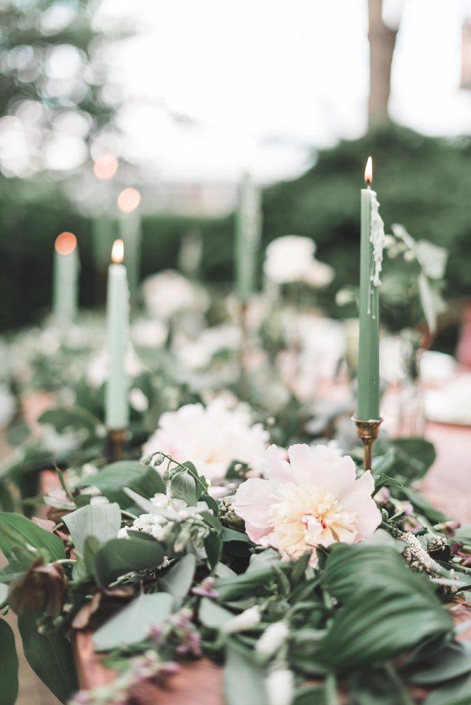 Greenery Aglow Styled Shoot at Drumore Estate | Tallulah Ketubahs