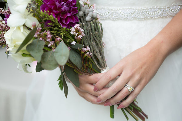 Elegant Styled Wedding Shoot at The Morris Arboretum | Bridal Bouquet | Tallulah Ketubahs