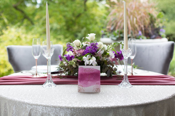 Elegant Styled Wedding Shoot at The Morris Arboretum | Tablescape | Tallulah Ketubahs