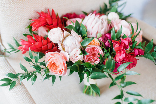 Gabrielle & Daniel - Wedding at The Ritz-Carlton Bacara, Santa Barbara | Bridal Bouquet | Tallulah Ketubahs