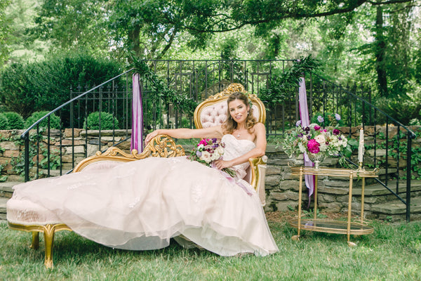 English Garden Party Styled Shoot at Bolingbroke Mansion | Tallulah Ketubahs