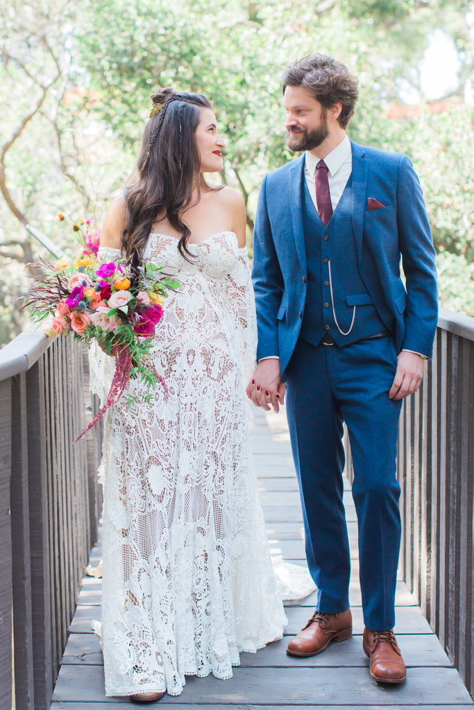 Courtney & Sam - Beautiful Boho Wedding in Santa Barbara | Tallulah Ketubahs