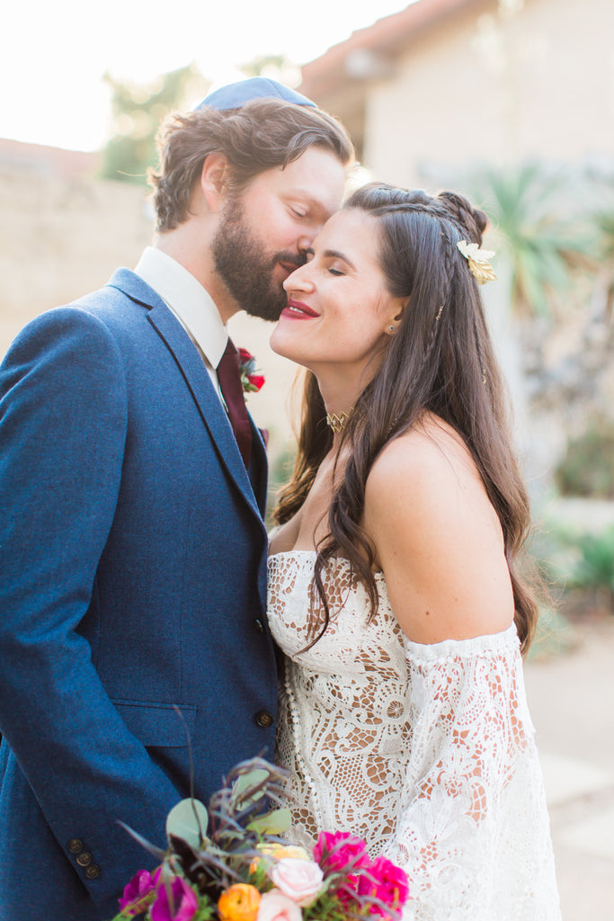 Courtney & Sam Beautiful Boho Wedding in Santa Barbara | Tallulah Ketubahs