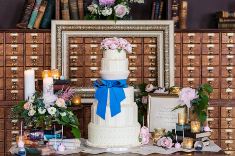 Antoine Vestier Themed Wedding at the College of Physicians | Wedding Cake | Tallulah Ketubahs