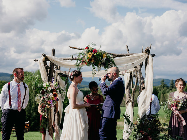 Lauren & Steve - Wedding at Bliss Ridge Farm | Wedding Ceremony | Tallulah Ketubahs