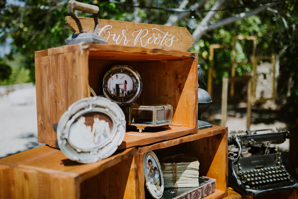 Celine & Jad - Luxury Bespoke Destination Wedding in Spetses Island, Greece | Rustic and Romantic Wedding Decor | Tallulah Ketubahs