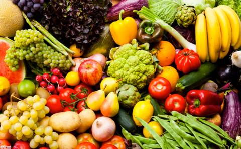 Benefits of plant-based diets including fruits & vegetables