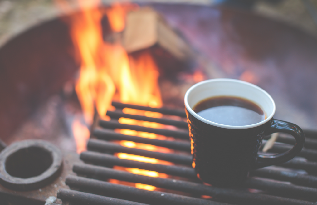 Outdoor Fire pit and coffee