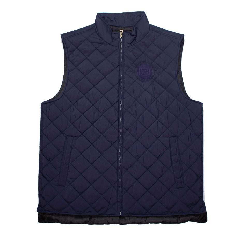 Goodhurt Quilted Vest Navy