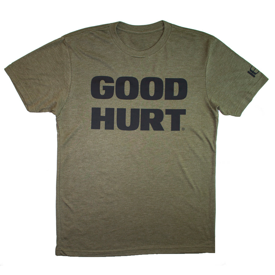 GOODHURT - Green/Black Tri-Blend T-Shirt