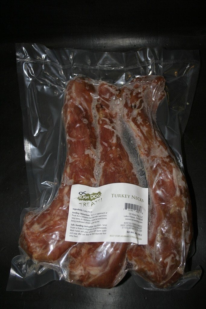 is raw turkey neck safe for dogs