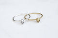 Custom listing for Sandra - Tiny skull single ring - brass
