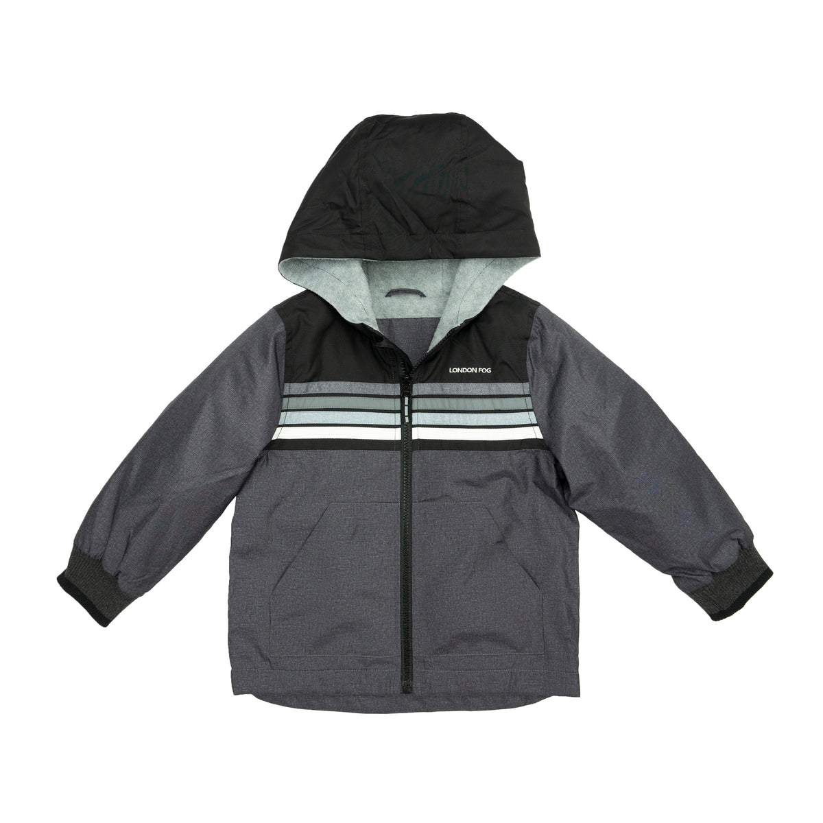 LONDON FOG Baby Boys Midweight Water Resistant Hooded Jacket 