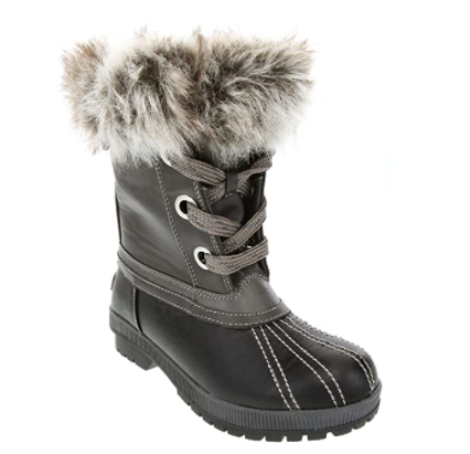 Black Colored Milly Women's Snow Boots