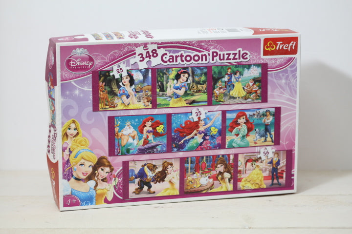 Tweedehands Kinderpuzzel Disney Prinsessen Cartoon | Samenduurzaam.nl