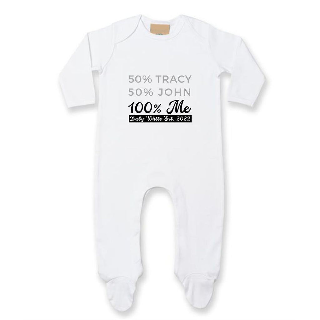 Organic Cotton Personalised Sleepsuit