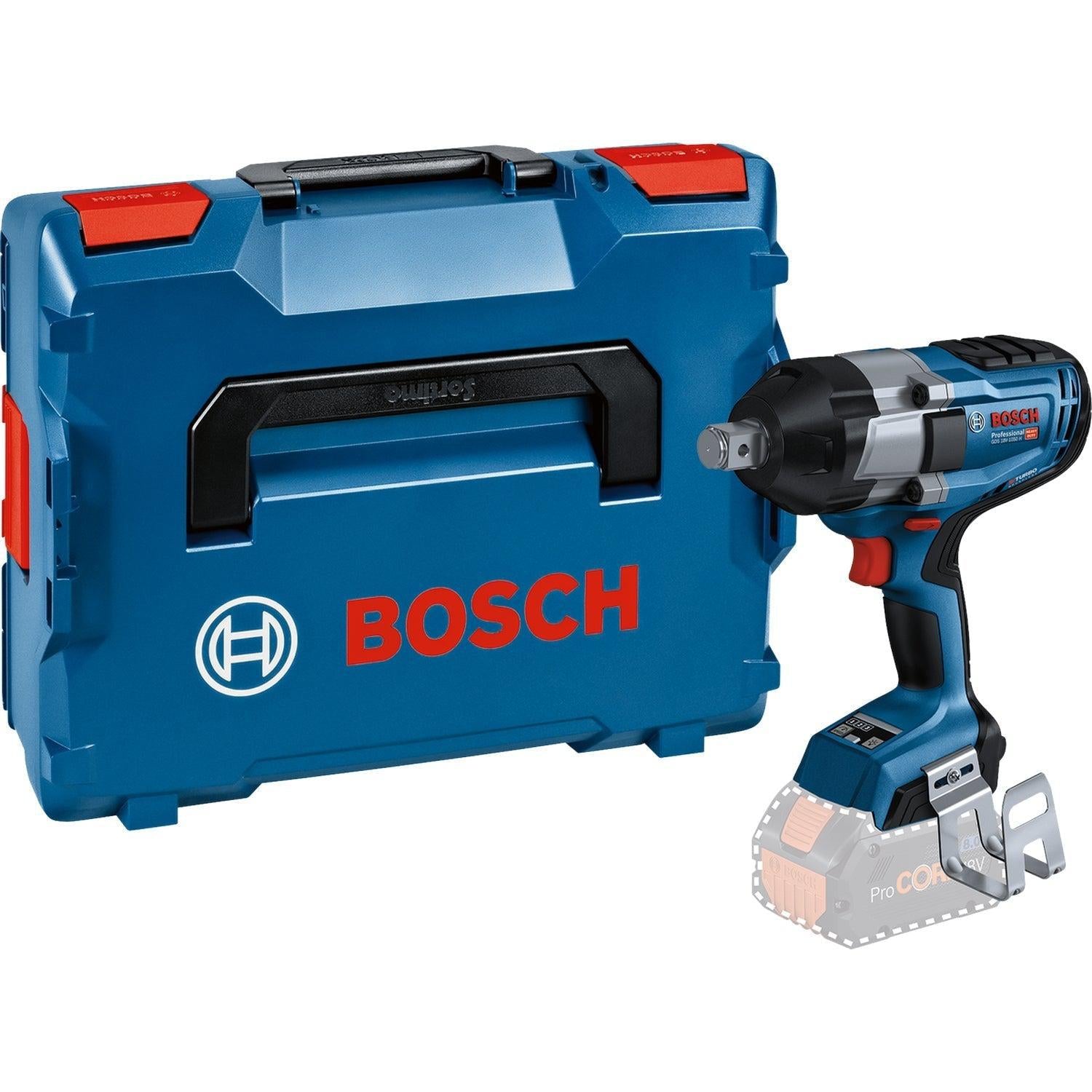 Bosch Professional GDS H Accu Slagmoersleutel 18V 3/4" BITURBO Basic Body in L-Boxx 06019J8501 kopen? | Mastertools.nl