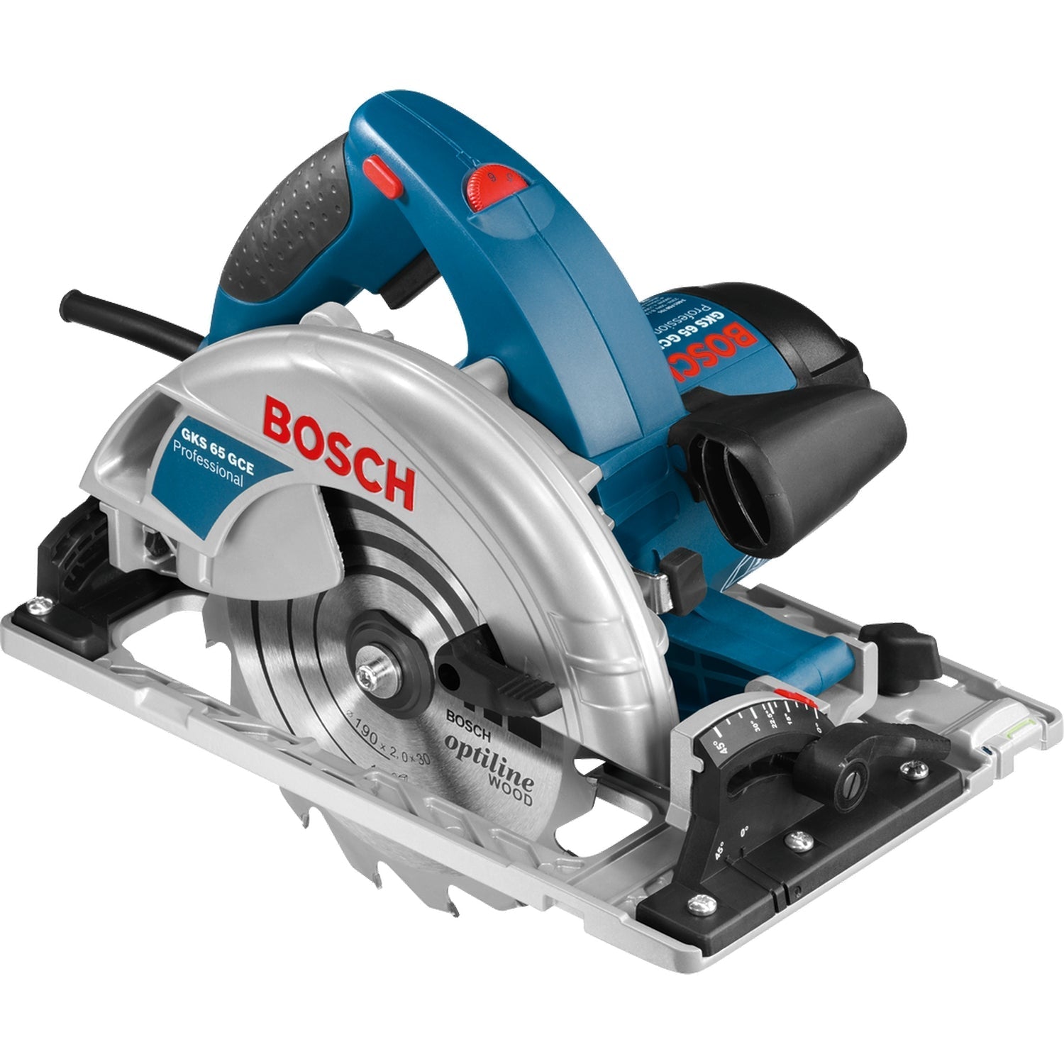 handtekening amusement Gelijk Bosch Professional GKS 65 GCE Handcirkelzaag Ø190mm 1800W 230V |  Mastertools.nl