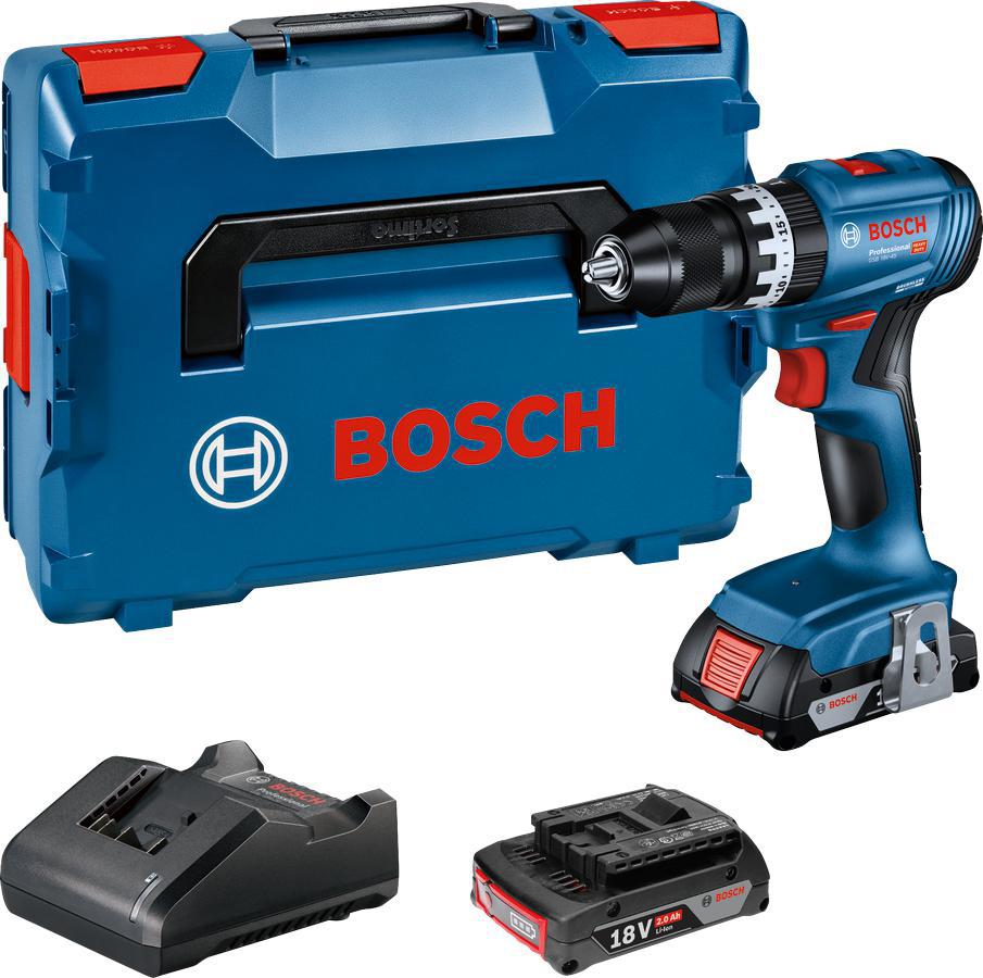 kroeg ijs Voordracht Bosch Professional GSB 18V-45 Accu Schroefklopboormachine 18V 2.0Ah in |  Mastertools.nl