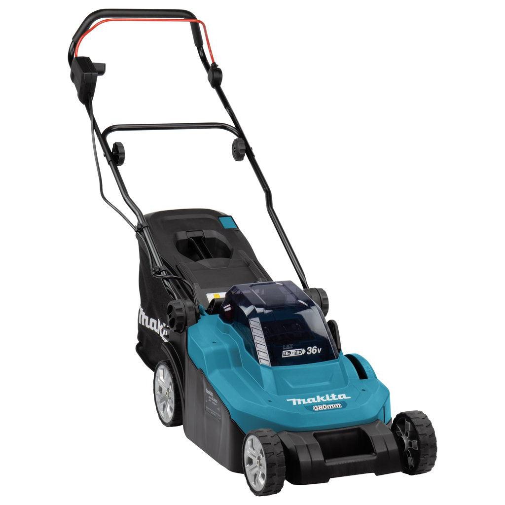 Diagnostiseren bijvoorbeeld Hub Makita DLM382Z Accu Grasmaaier 2x18V 38cm Losse Body | Mastertools.nl