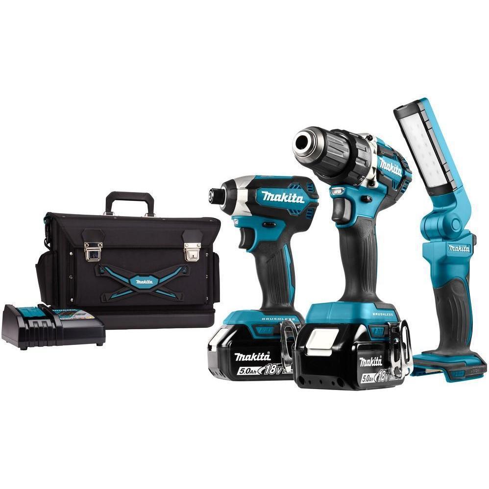 Macadam Gespierd zien Makita DLX3090T Accu Combiset Boormachine + Slagschroefmachine 18V 5.0Ah  Li-ion met 2 accu's kopen? | Mastertools.nl