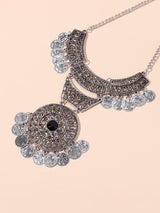 Round Tassel Charm Necklace - MsDressly