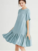 Mini Dresses Women's Dresses Silk Fashion Loose Slim Mini Dress MsDressly